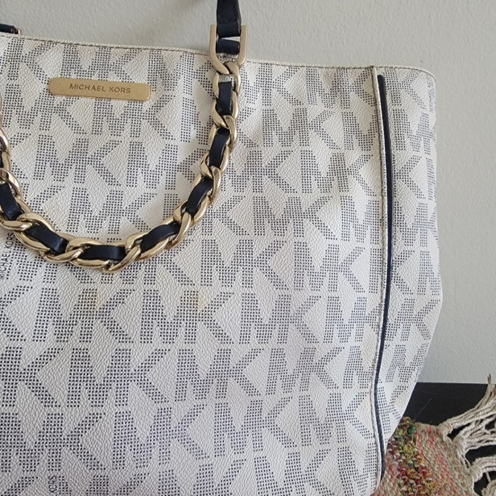 Michael kors shoulder bag chain tote - Picture 6 of 13